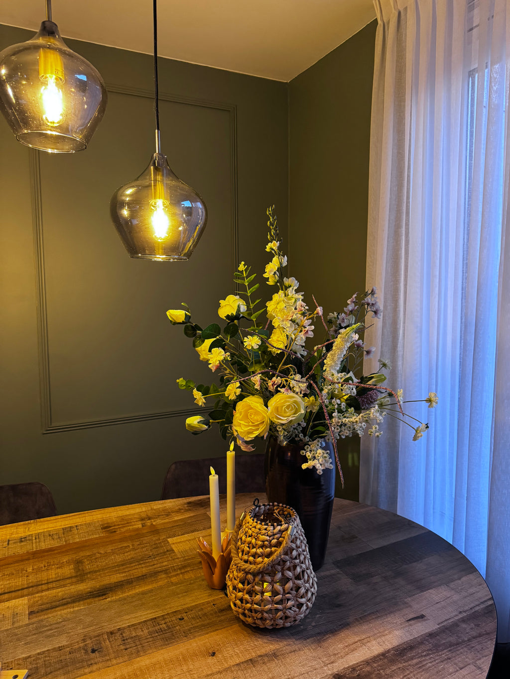 Annecy - Luxe Zijden Bloemen Boeket