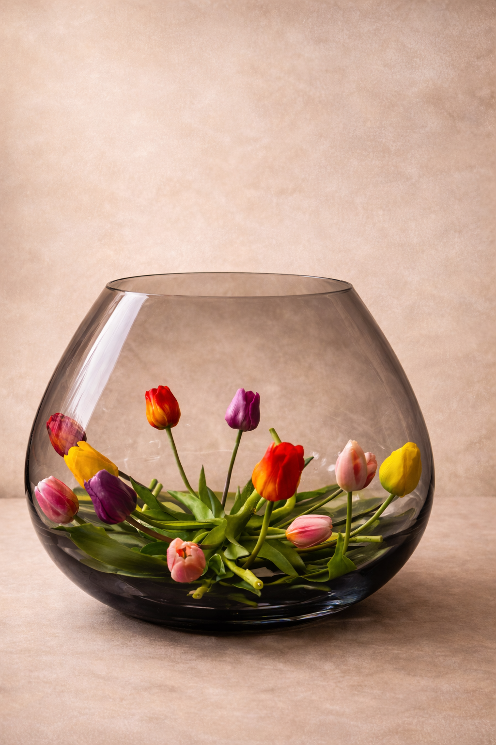 premium zijden tulpen in een vaas