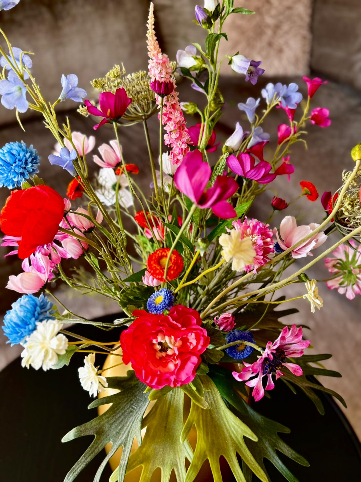 Kaapstad - Zijden bloemen boeket luxe stijl