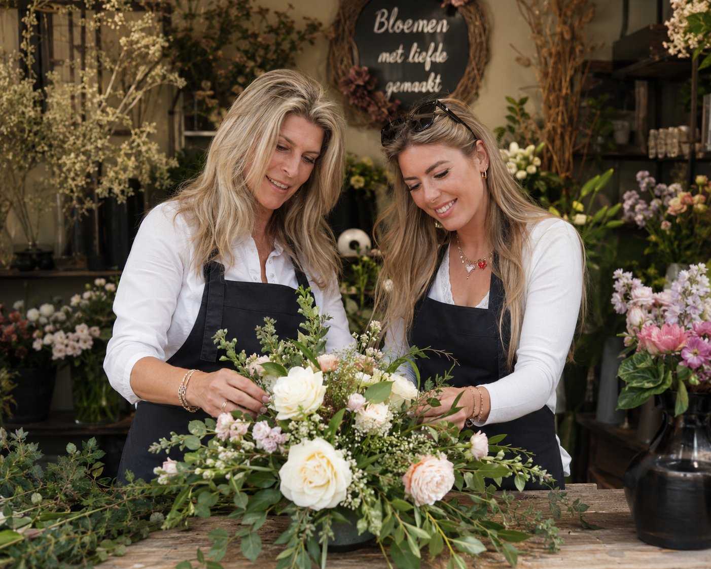 verkoop en verhuur van zijden bloemen