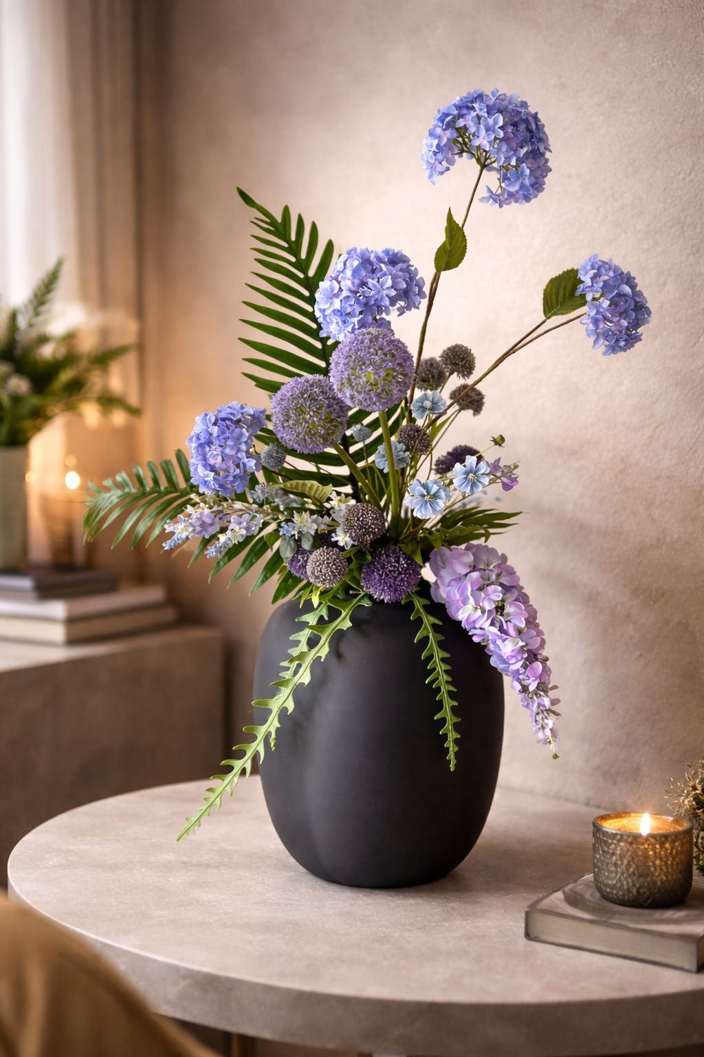 Tokio - Modern zijden bloemen boeket