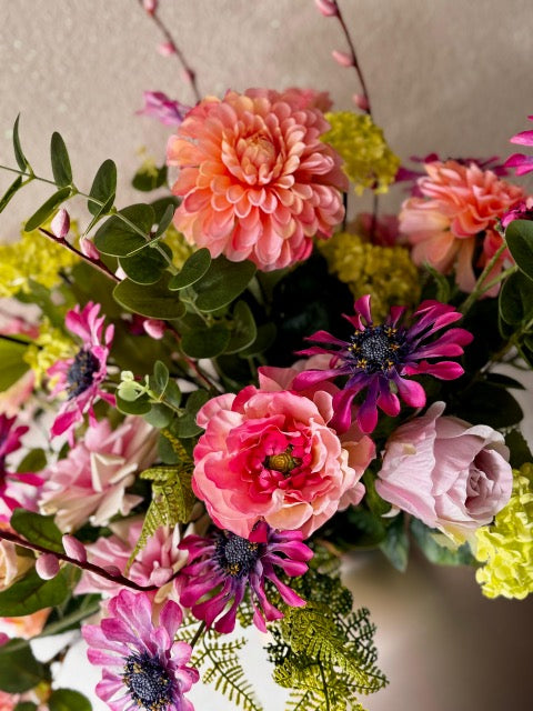 Mexico - Kunstboeket met zijden bloemen