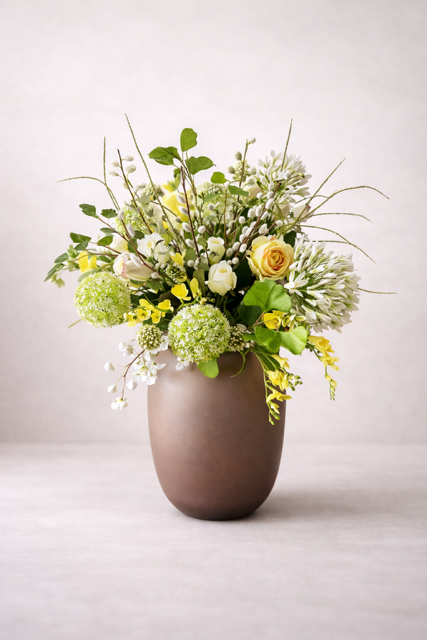 Isfahan - Elegant zijden kunstboeket